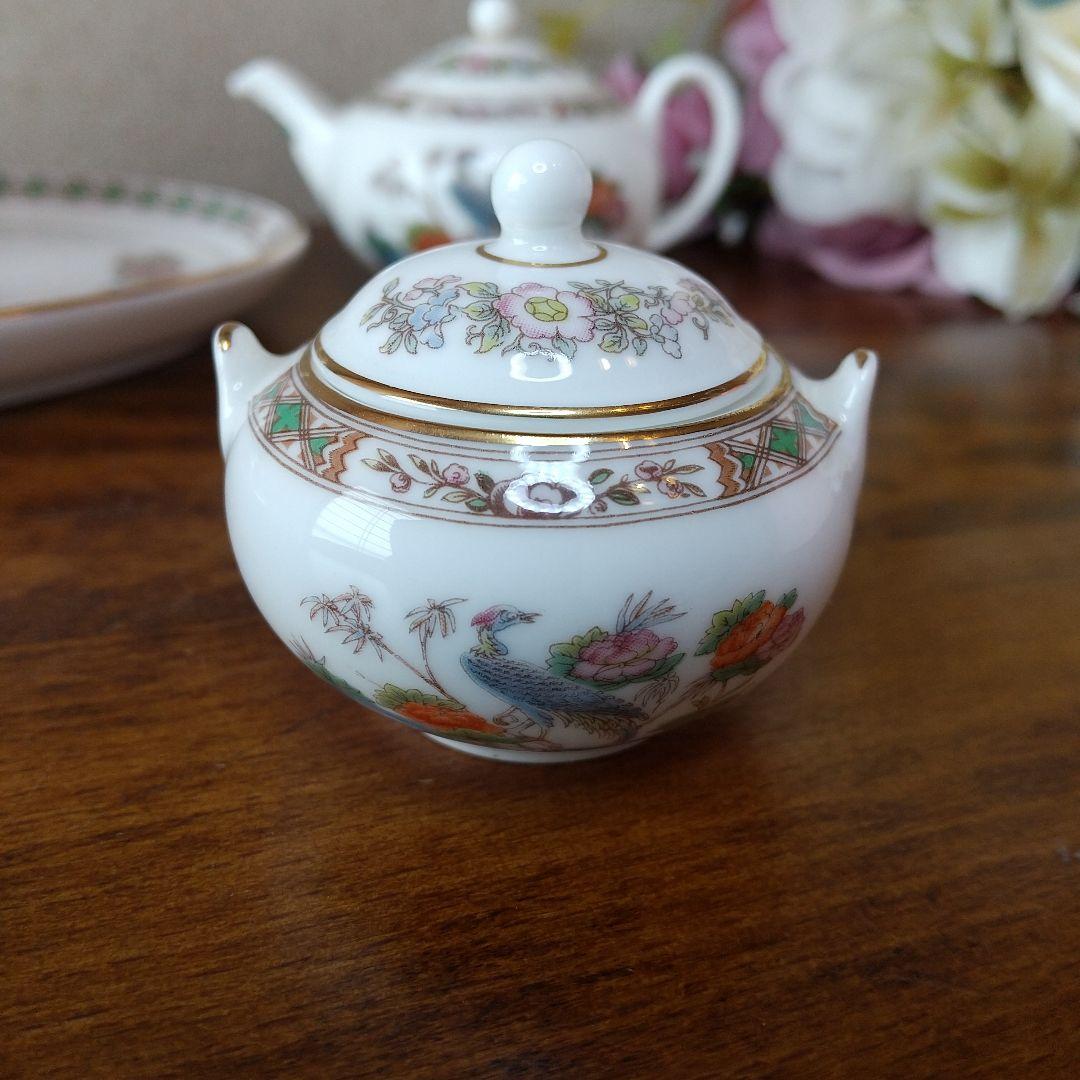 ウェッジウッド 黒壺 クタニクレーン　ミニチュアティー/コーヒーセット