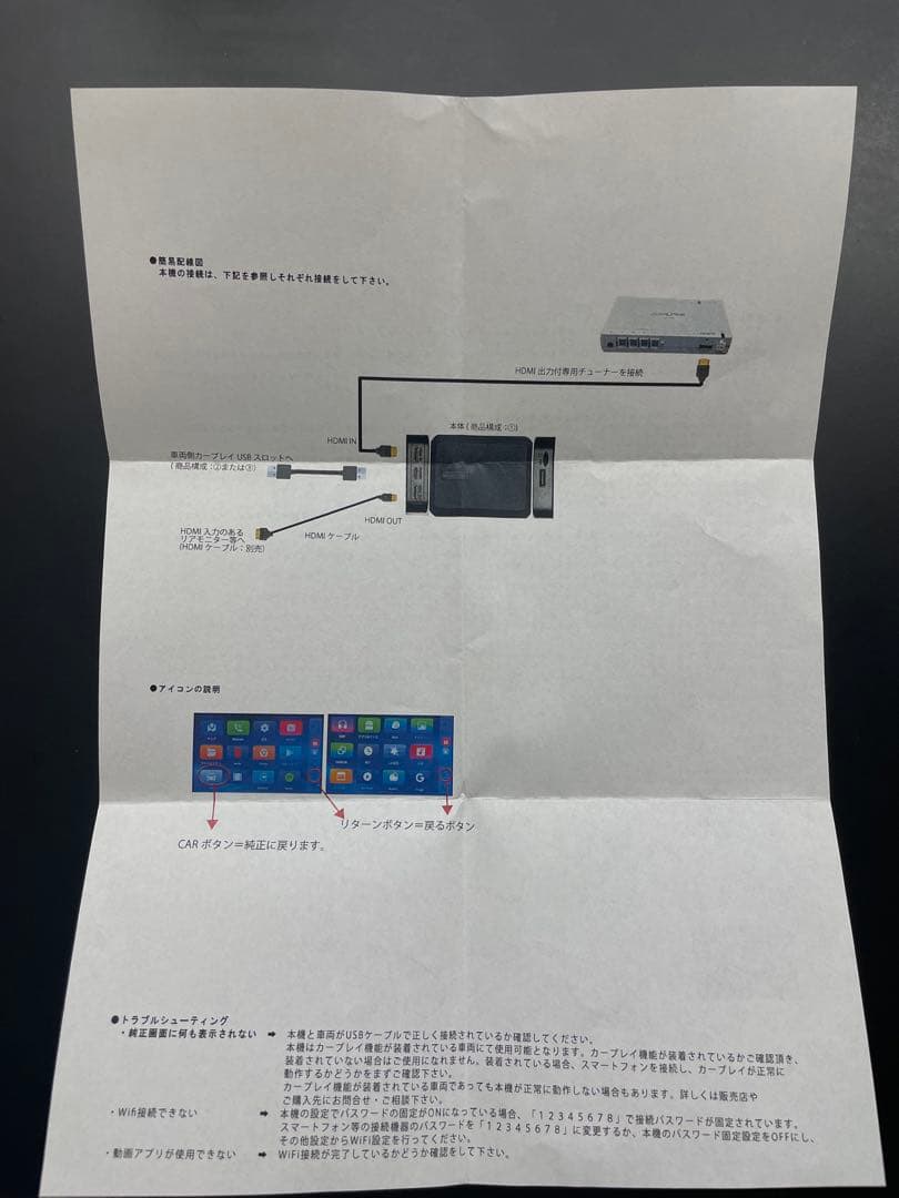 スマートコネクト3 カープレイメディアアダプターPSC35
