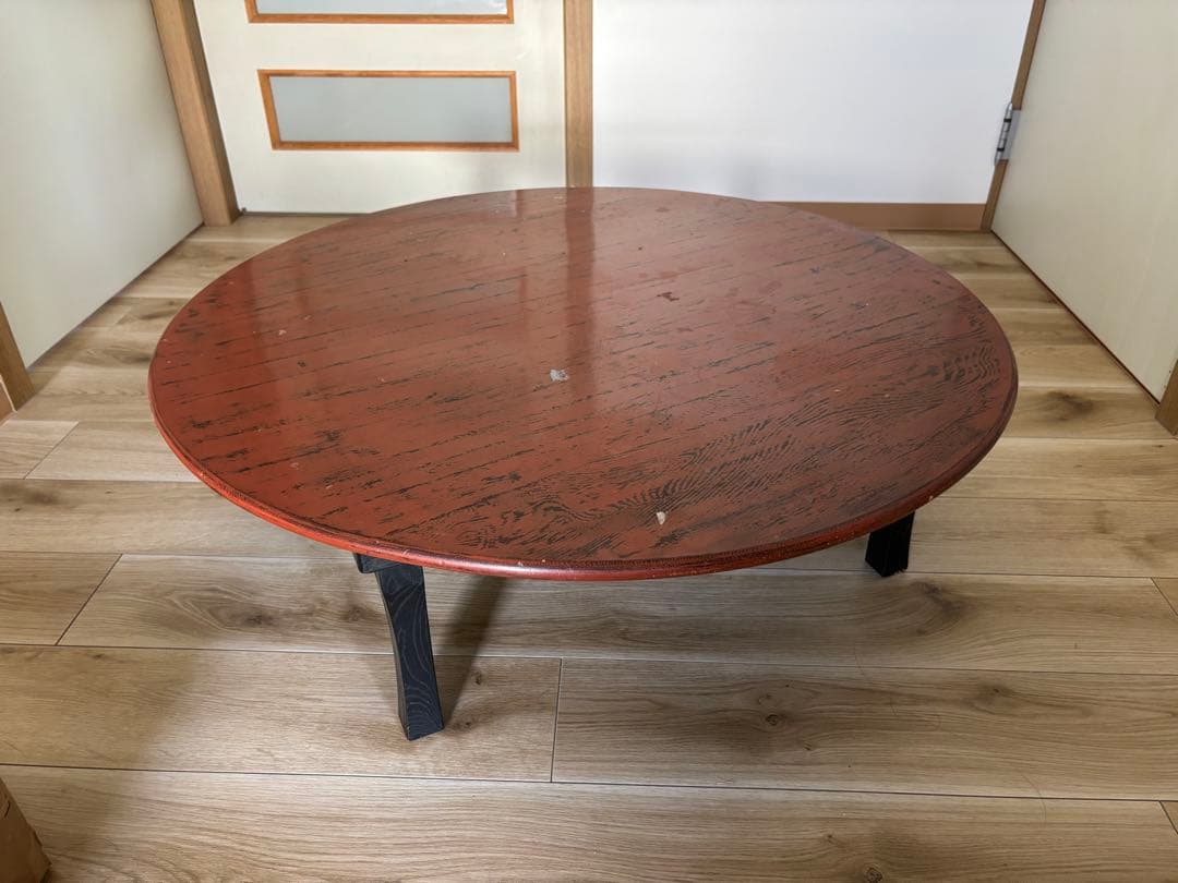 最終セール！折りたたみ式ちゃぶ台 90cm 一点物