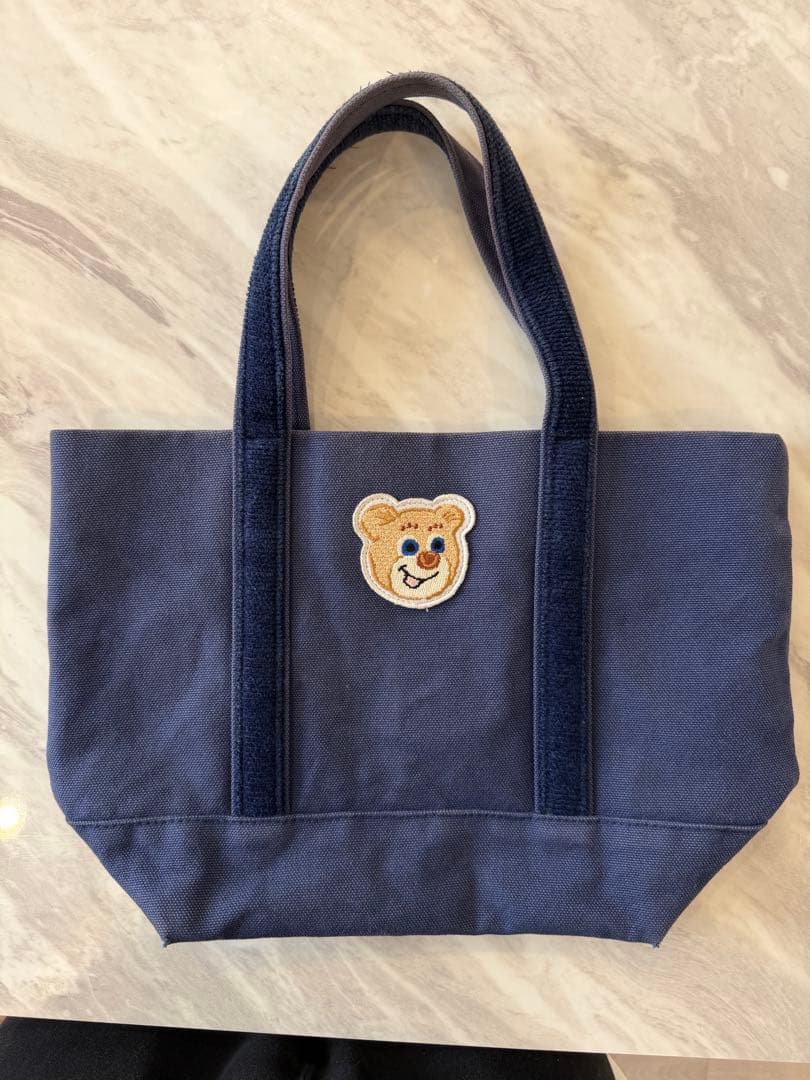 【ひむ】ラブラリーバイフェイラー　オールドテディワッペントートバッグ　小