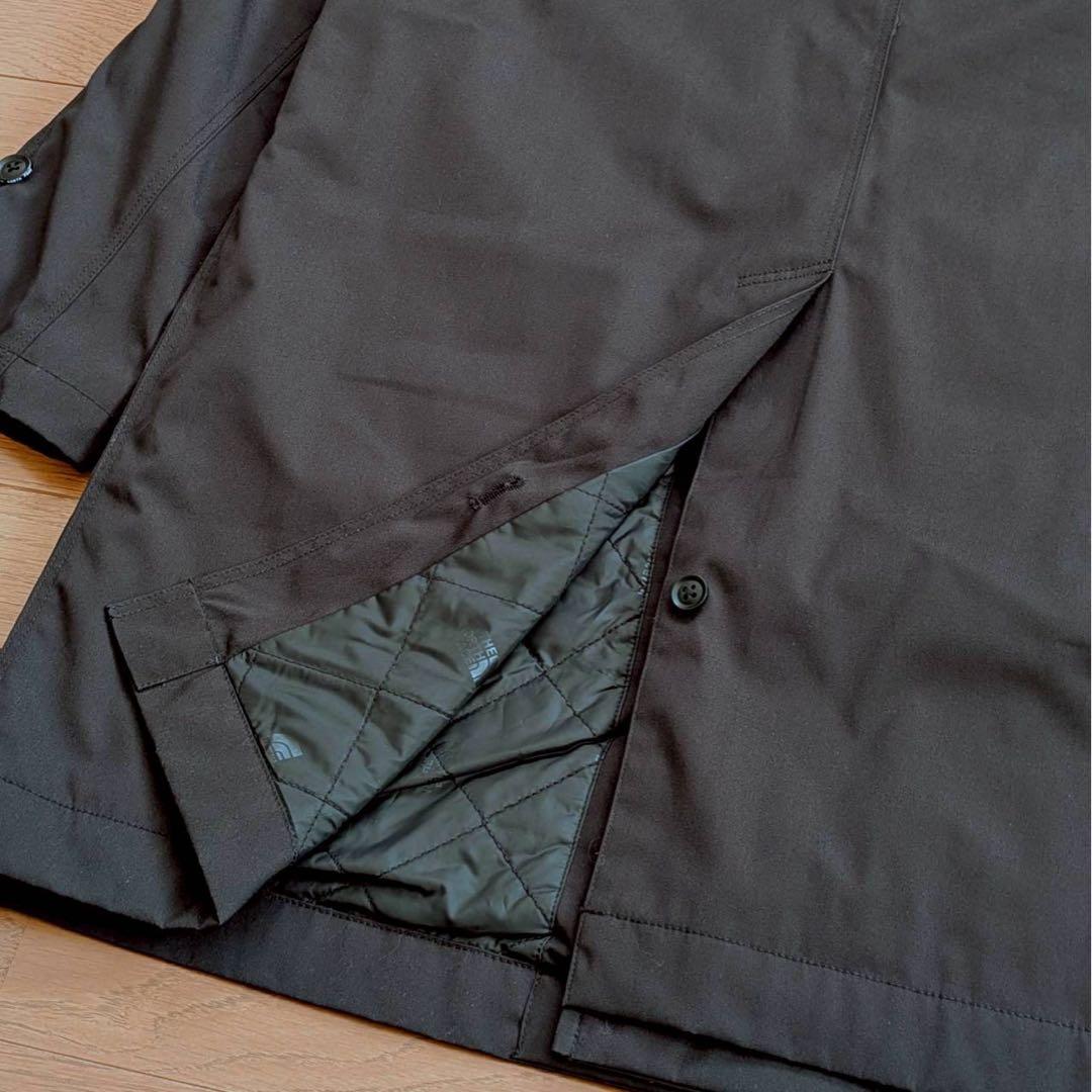 極美品　パープルレーベル ステンカラーコート nanamica