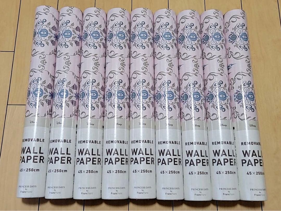 Francfranc　フランフラン　ディズニー　コラボ　壁紙　DIY プリンセス