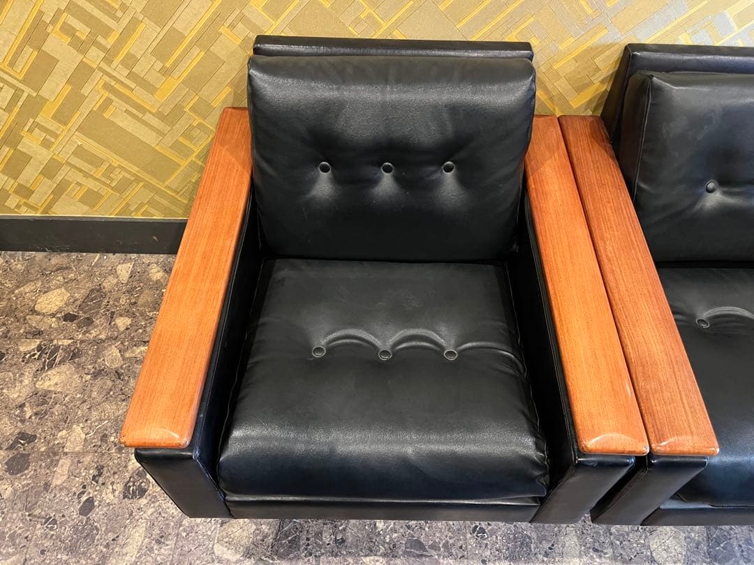 レトロ 一人掛け　ソファー　FUJI FURNITURE 1脚