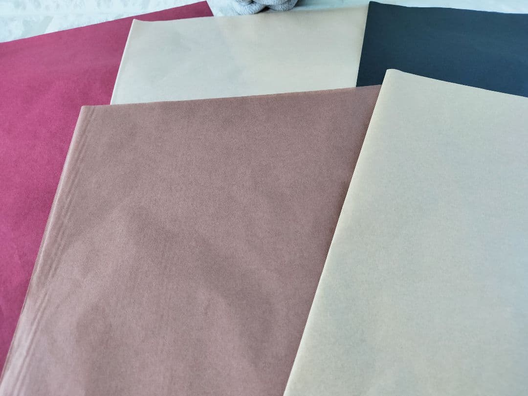 No.20　薄葉紙　茶系　5色×各5枚　計25枚