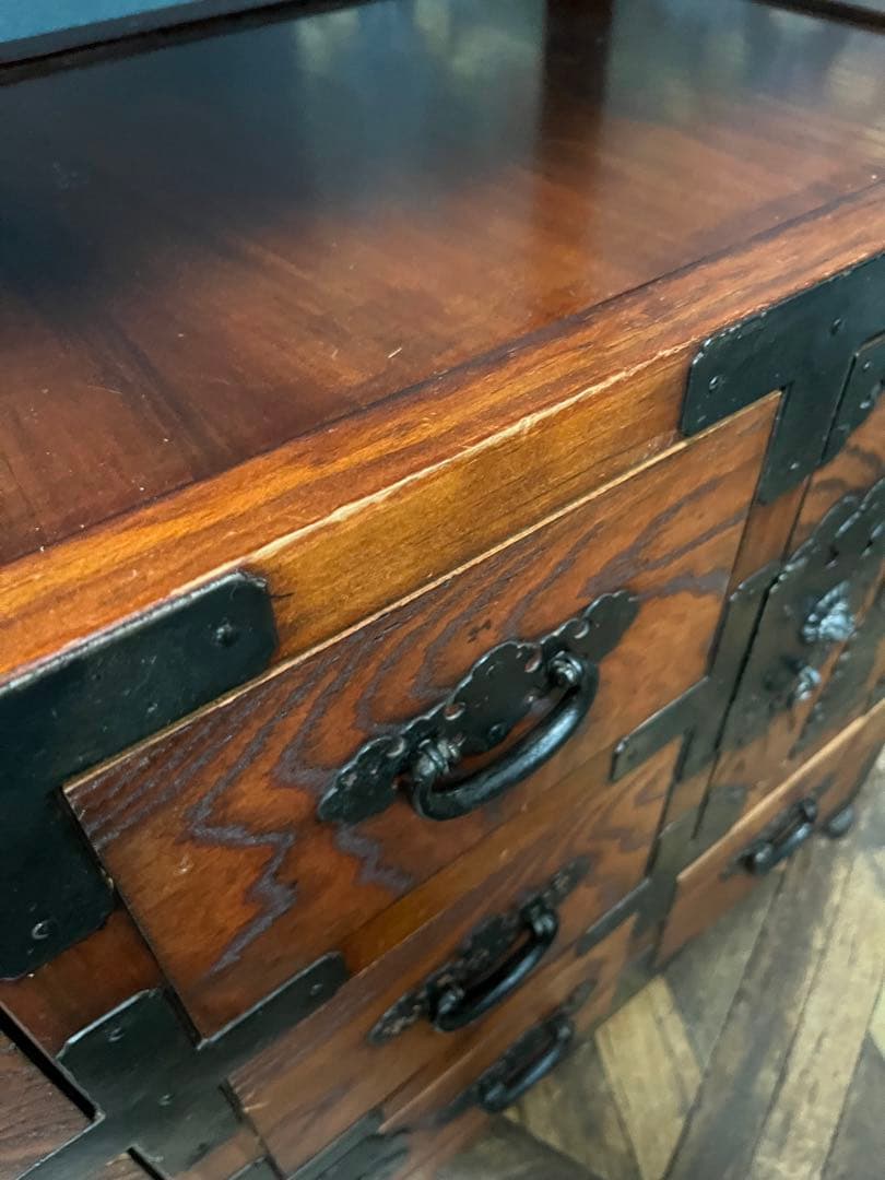 民芸調家具 棚 ラック 和箪笥 インテリア 昭和レトロ 当時物