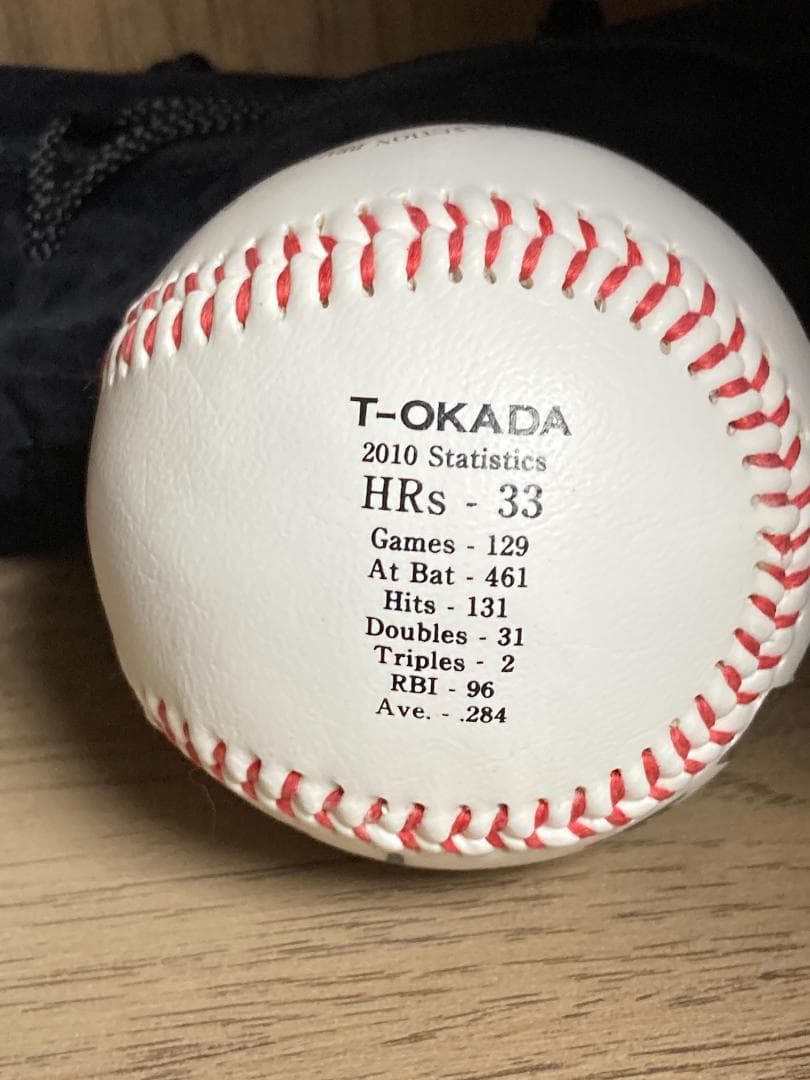 BBM T-岡田 直筆サイン入りボール