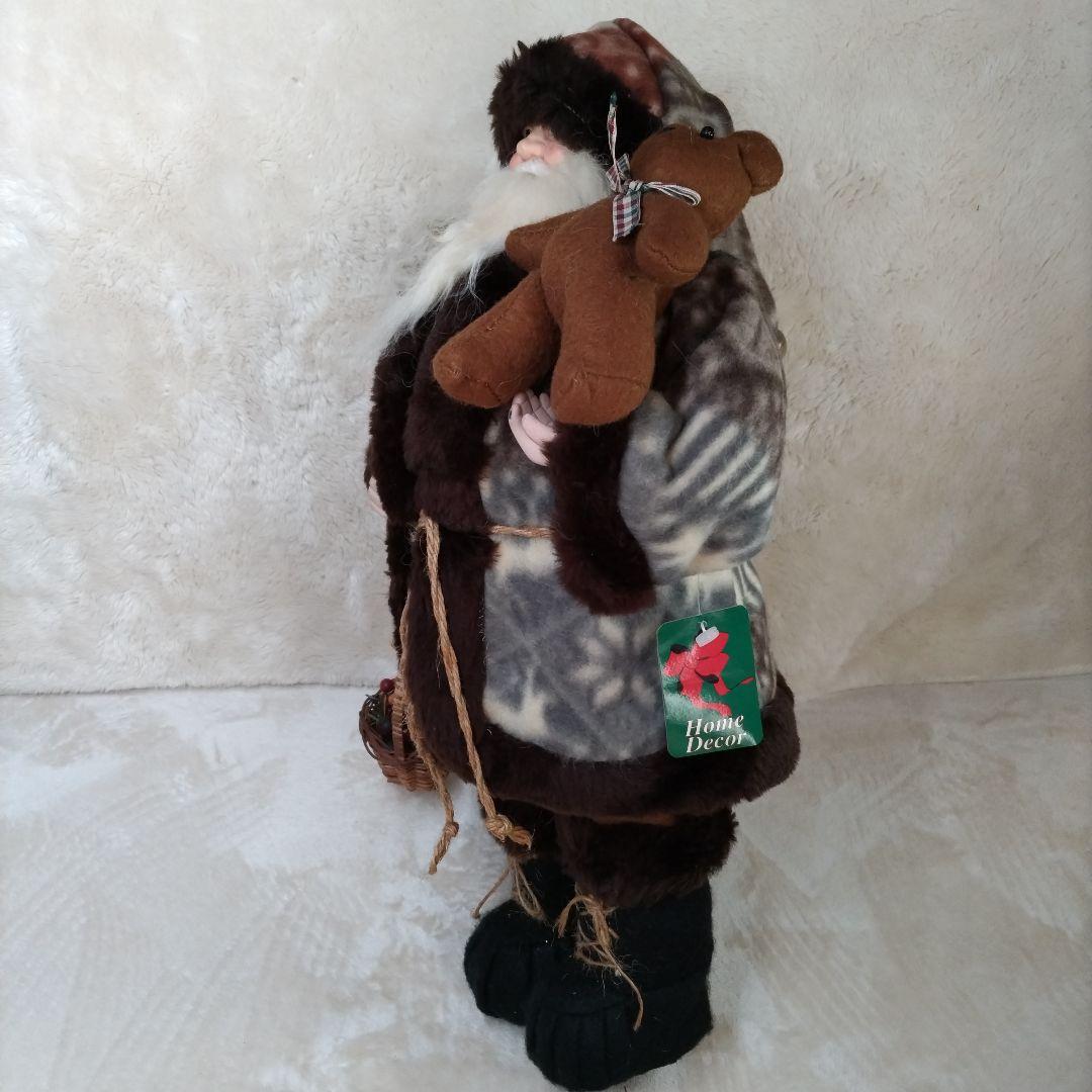 ウ\"ィンテージ　90'　優しい顔のサンタクロース　ノルディック柄マント