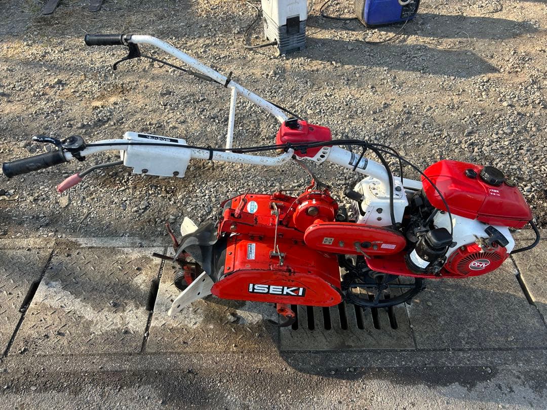 宮崎　イセキ　管理機　畝立て　 KC33 耕運機　3.5馬力 畝上げ 溝掘り