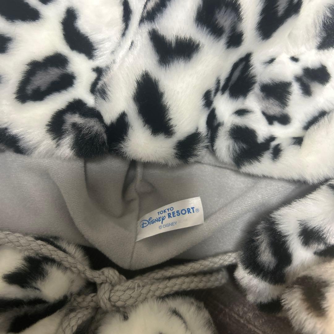 ディズニー ヒョウ柄ファンキャップ 2個セット シルバー ベージュ 茶色 黒 白
