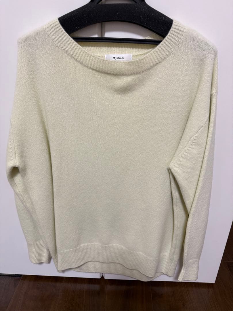 最終値下げ２点セットMystrada バックボリュームコート　茶色　ニット