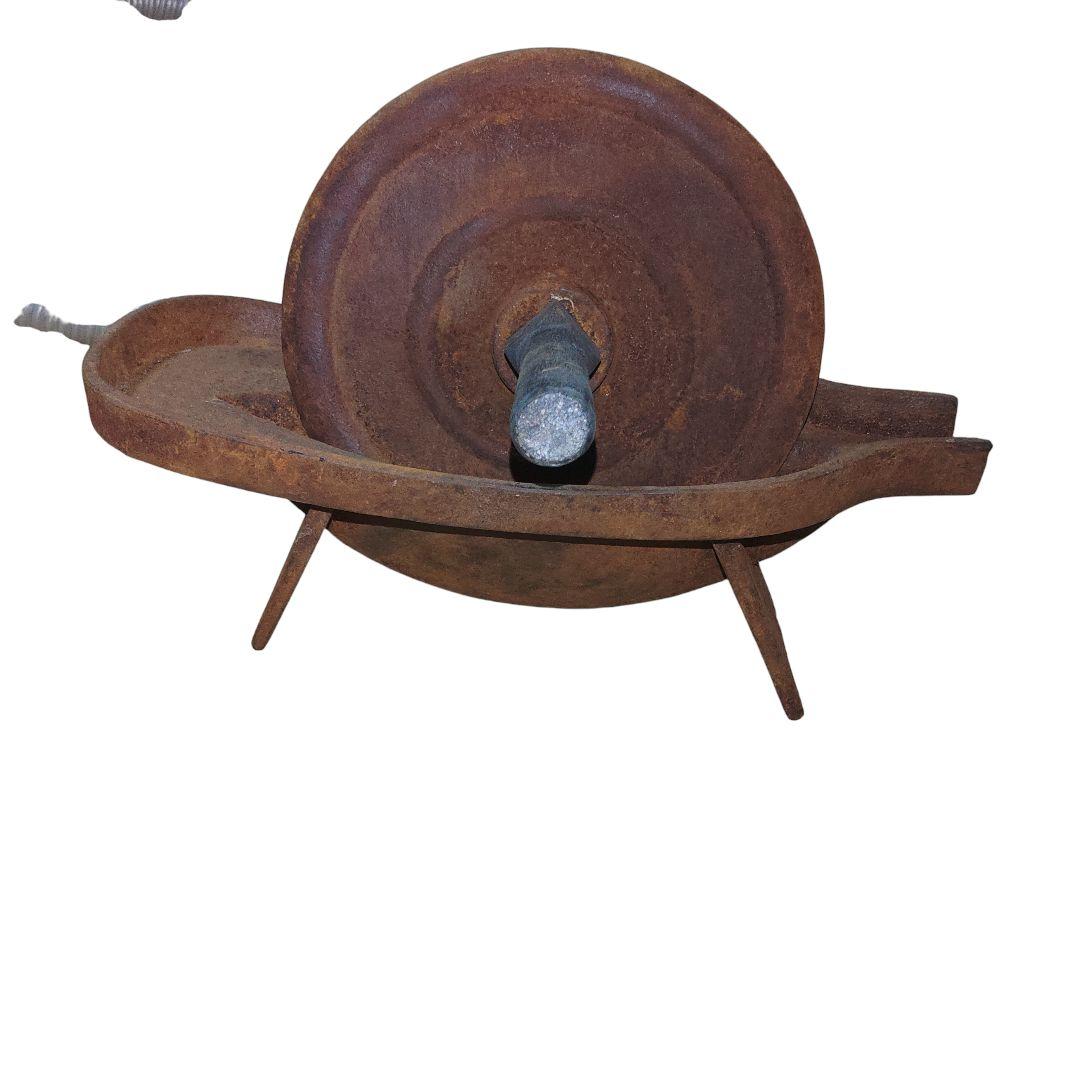 鉄製薬研　アンティーク雑貨　民俗資料