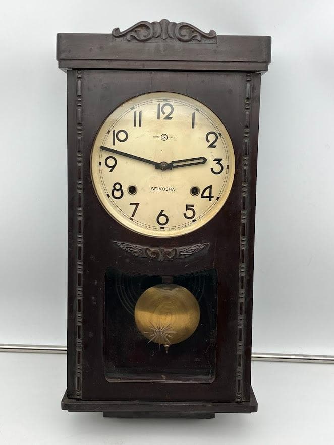 SEIKOSHA　掛け時計　昭和レトロ振り子時計