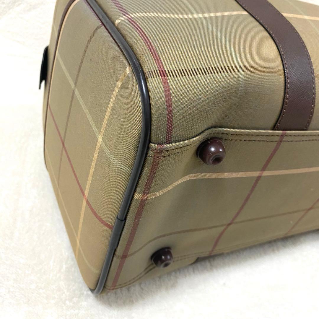 Burberrys/ボストン/バッグ/玉虫/ノヴァチェック/ビンテージ