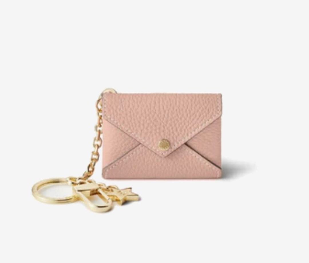 未使用BONAVENTURAスターチェーンキーホルダーシュリンクレザー★サクラ