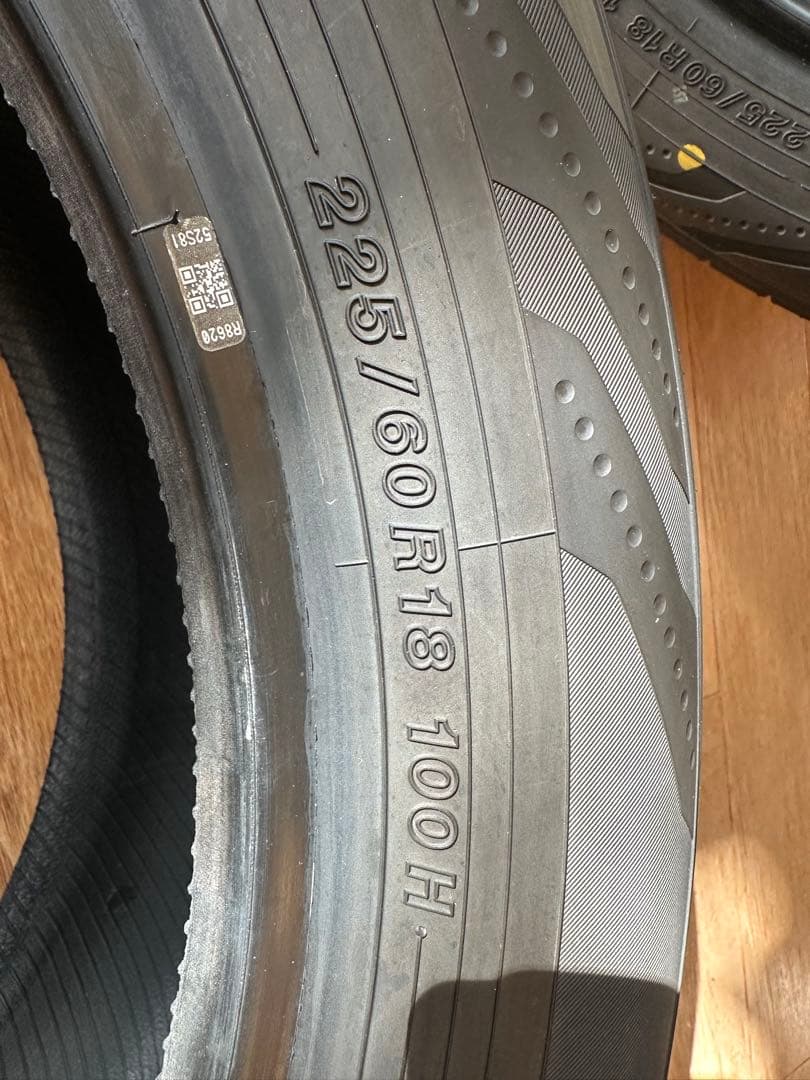 mk1208　18インチ サマータイヤ 2本セット（アルファード新車外し）