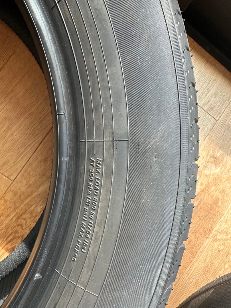 mk1208　18インチ サマータイヤ 2本セット（アルファード新車外し）