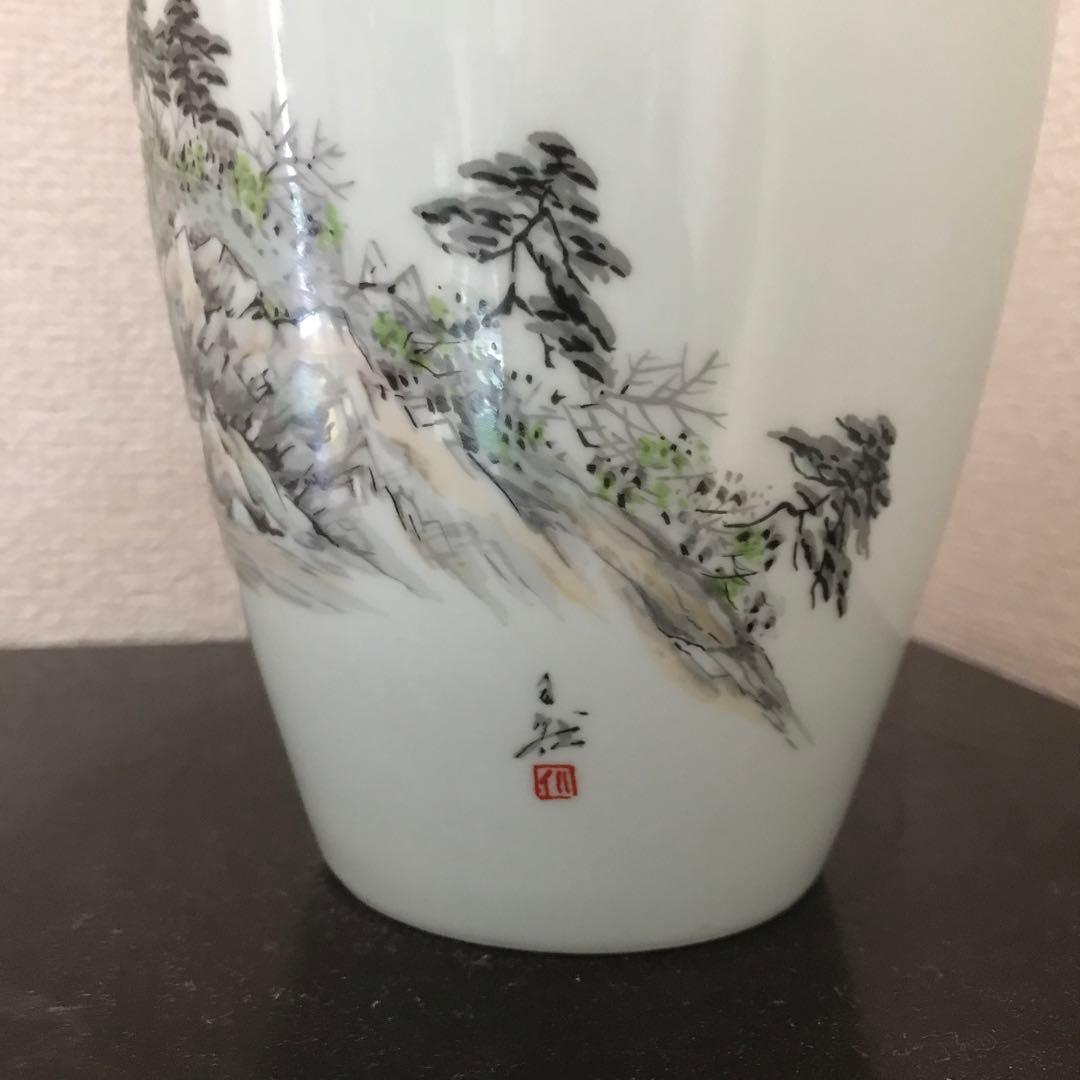 美品　花瓶 深川製磁 インテリア 壺 花器