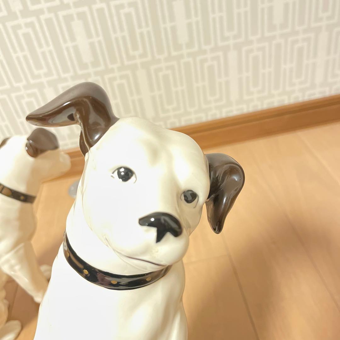 ビクター　ニッパー君　置物と貯金箱のセット