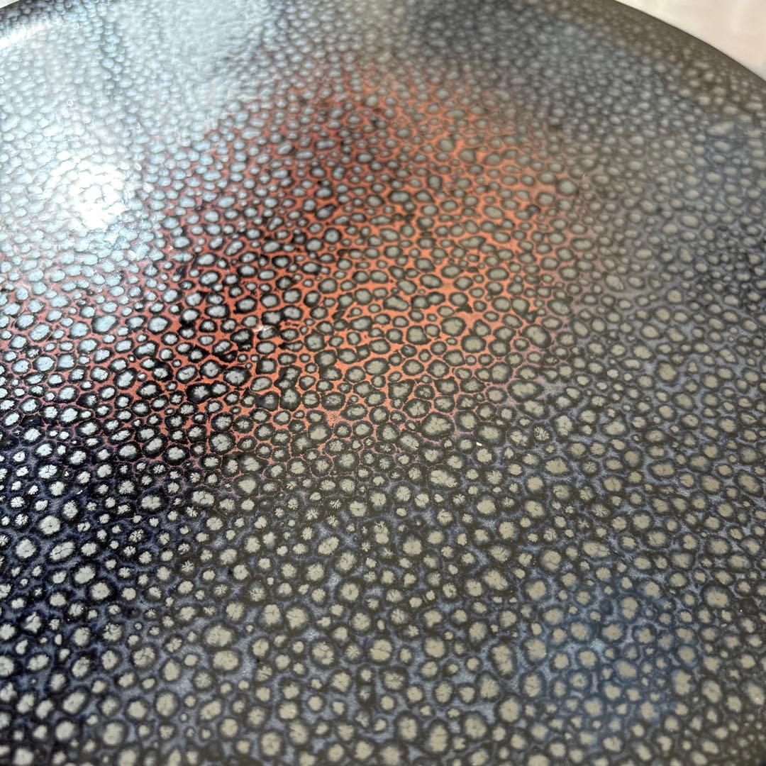 伝統工芸京焼陶葊　天目プレートセット