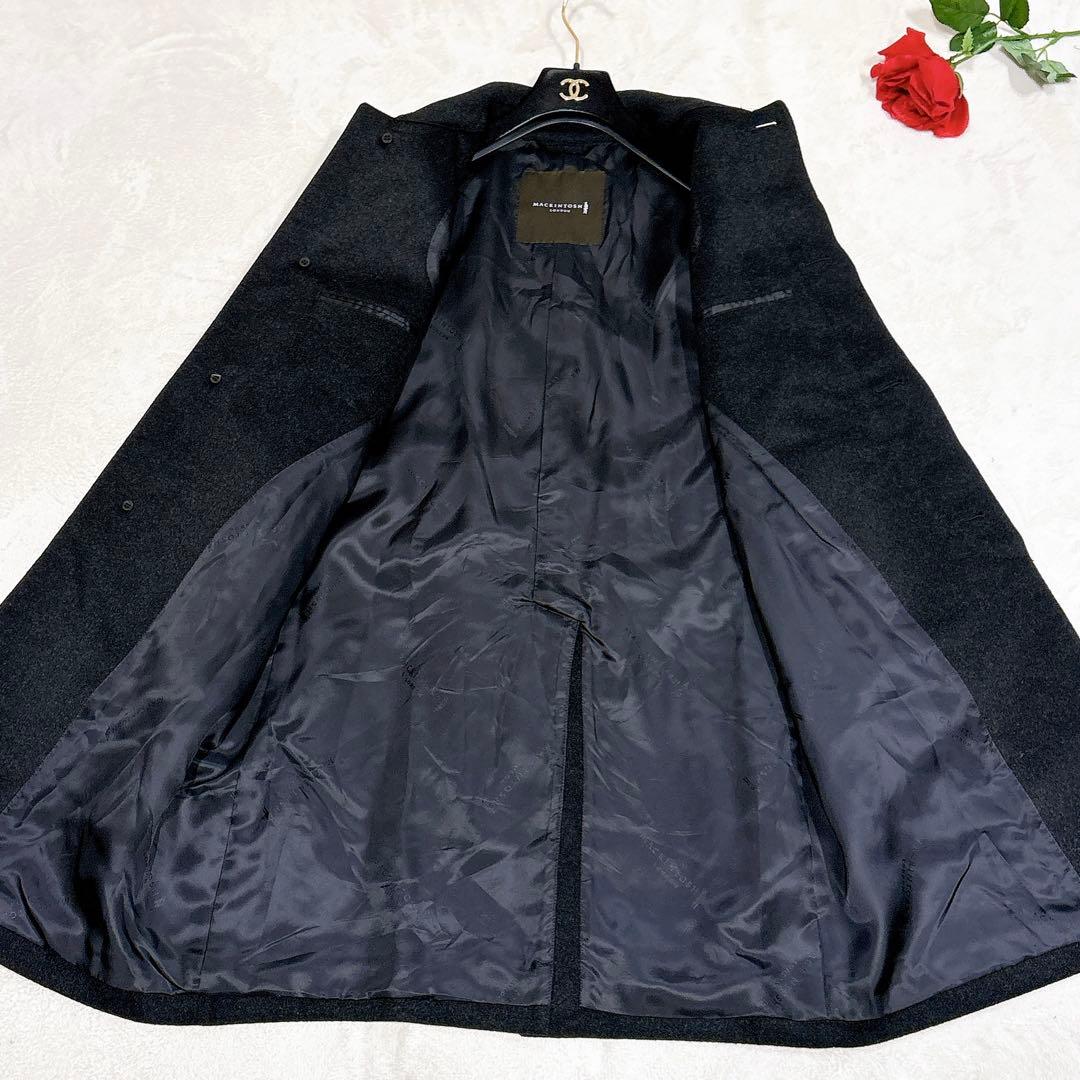 新品同様✨　マッキントッシュ　ロンドン　ステンカラーコート　ウール　カシミヤ