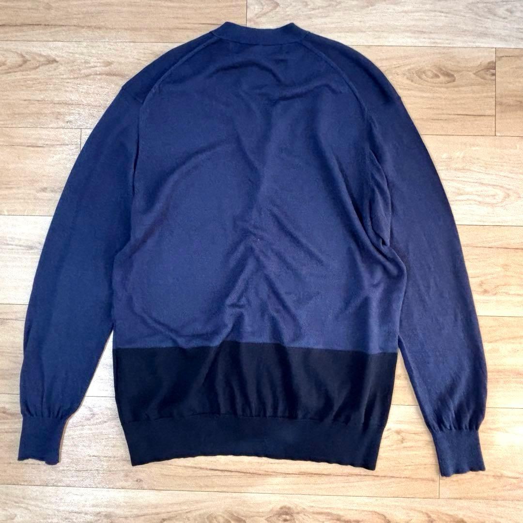 コムデギャルソンオム ヘンプ混コットン Ｖネックカーディガン 2022SS