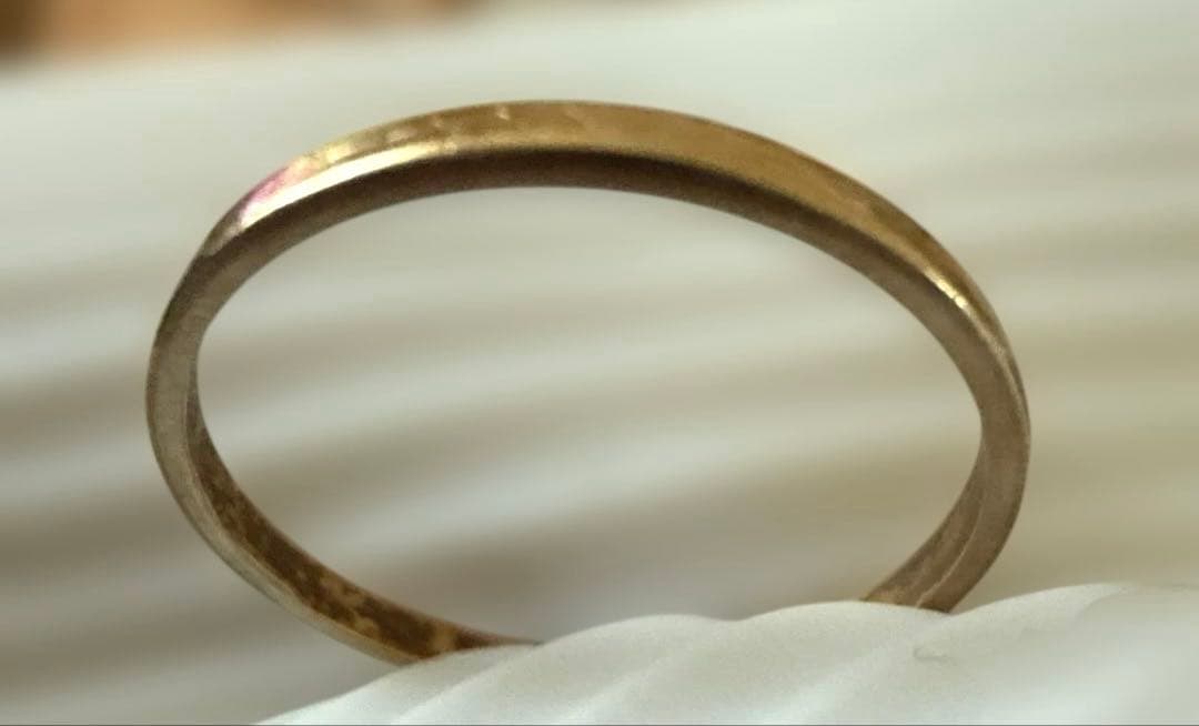 K18 18金 ７号 指輪 シンプル リング #７ ゴールド