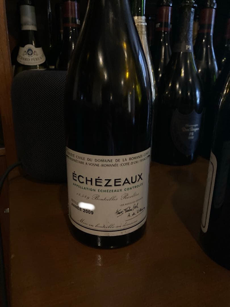 DRC エシェゾー　2009 空き瓶＋コルク