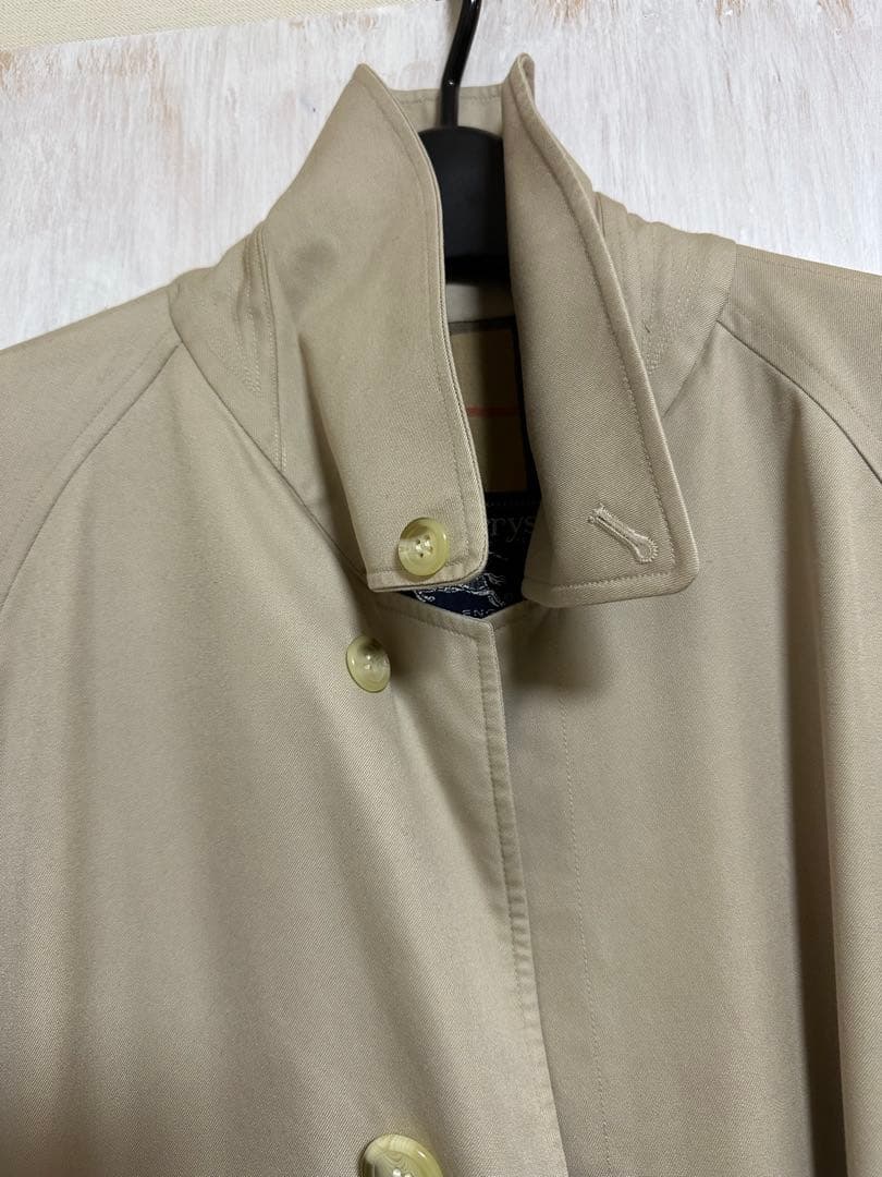 Burberry ベージュ ステンカラーコート　古着　美品
