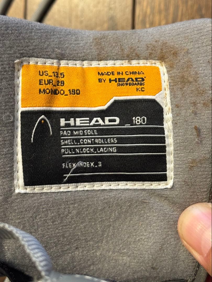 値下げしましたIGNIOスノーボード108赤 headブーツセット17.5~18