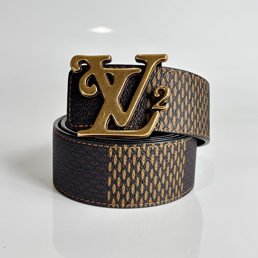ルイヴィトン NIGO コラボ LV2 サンチュール ベルト リバーシブル