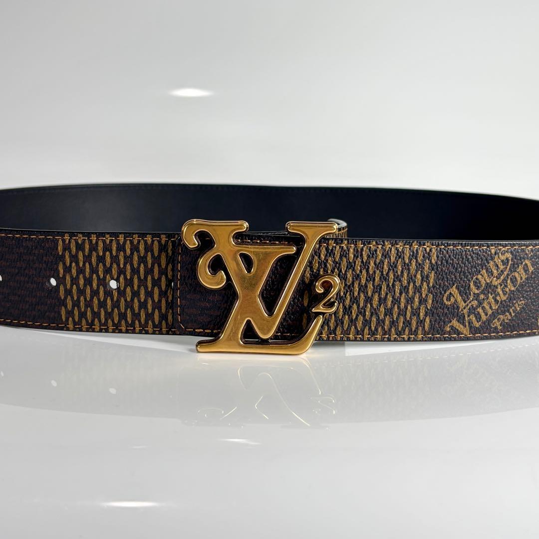 ルイヴィトン NIGO コラボ LV2 サンチュール ベルト リバーシブル