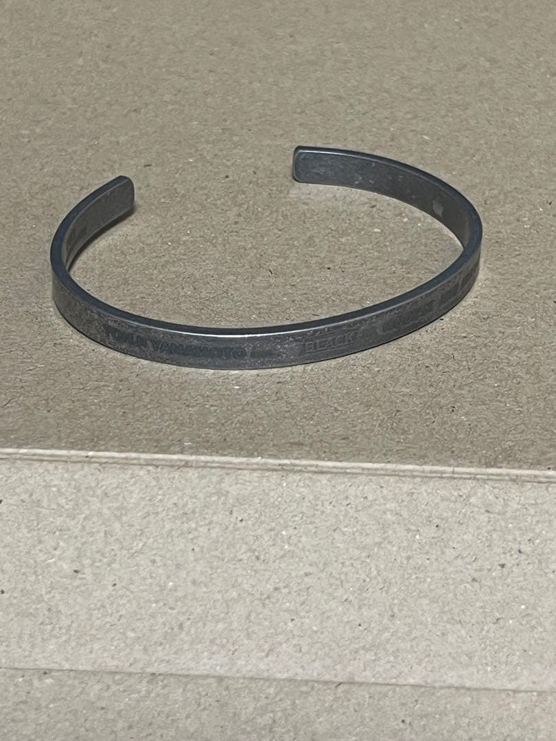 【希少】ヨウジヤマモト　サイト　シルバーバングル　ブレスレット　ヴィンテージ加工