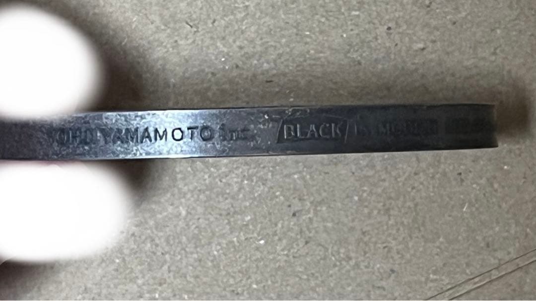 【希少】ヨウジヤマモト　サイト　シルバーバングル　ブレスレット　ヴィンテージ加工