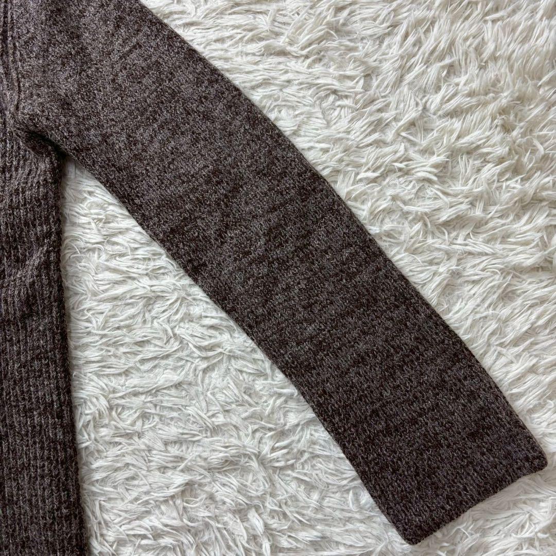 【美品】ARMANI COLLEZIONI カーディガン　モヘア　ブラウン