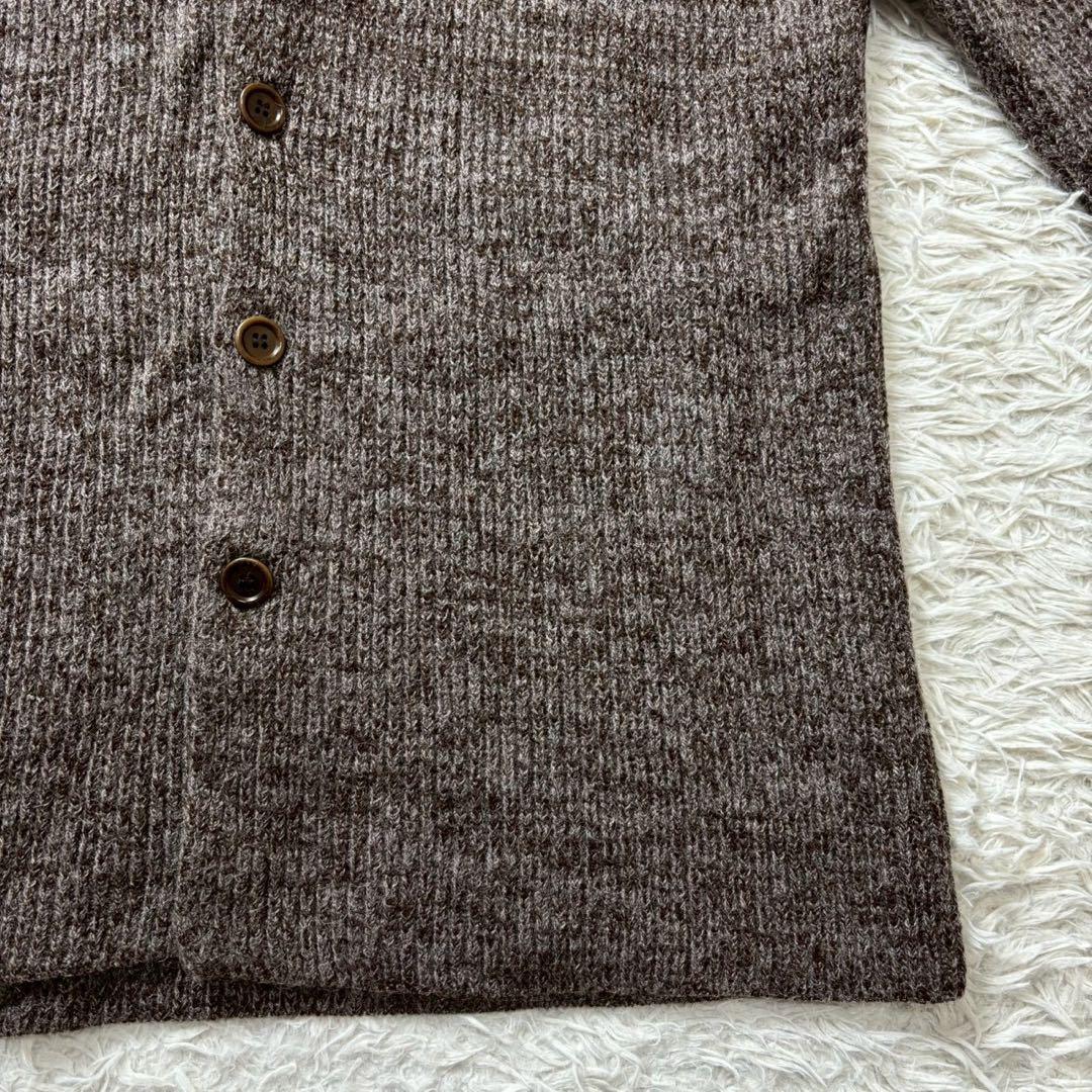 【美品】ARMANI COLLEZIONI カーディガン　モヘア　ブラウン