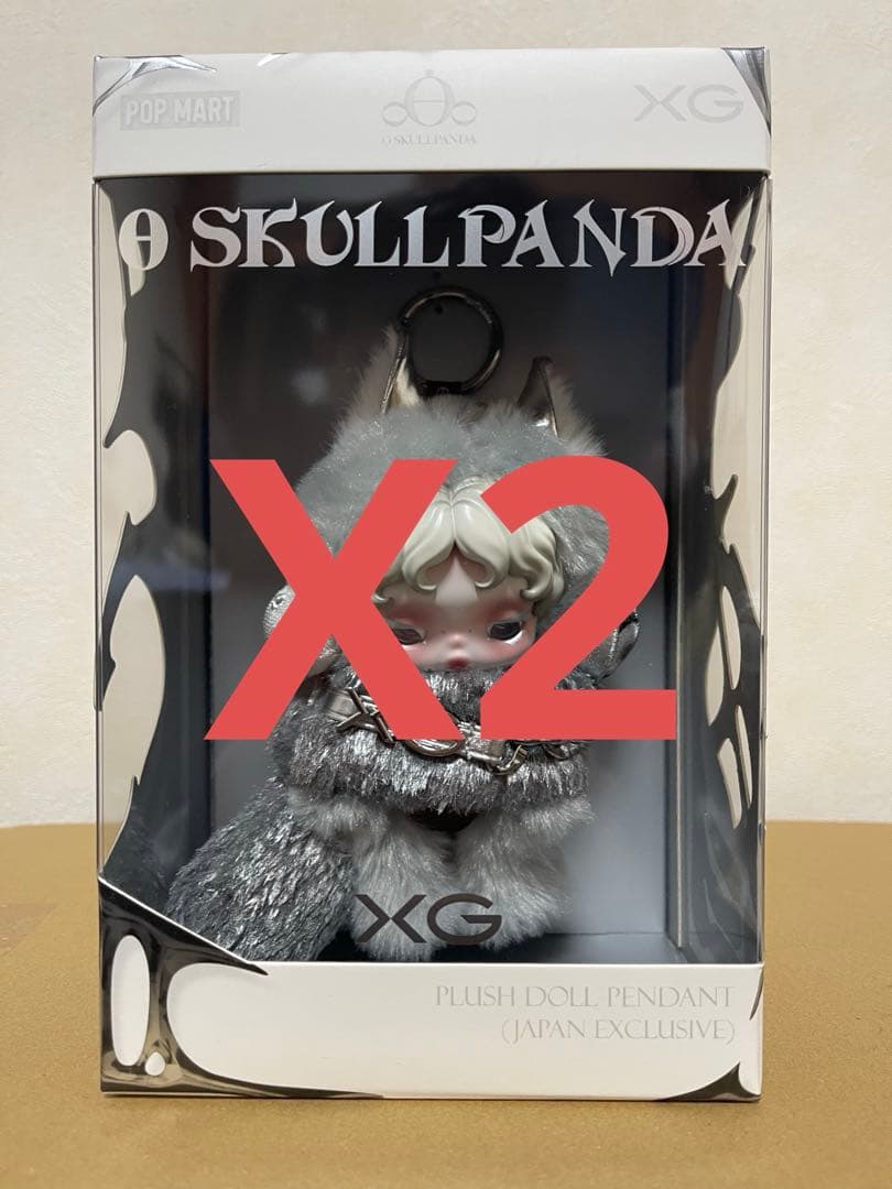 【正規品】 POPMART XG スカルパンダ ぬいぐるみペンダント2個