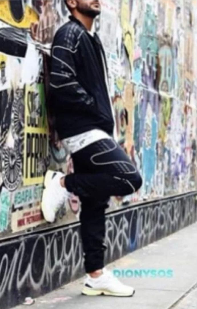 adidas ブラック ジャージ上下セット 2xo
