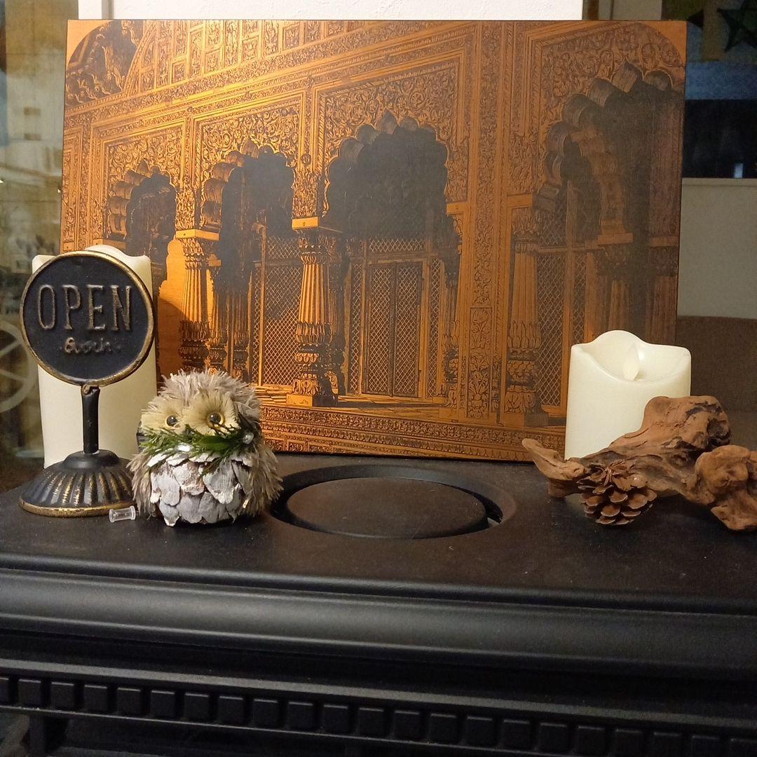 【希少】アンティーク　銅板　昭和レトロ　銅板画