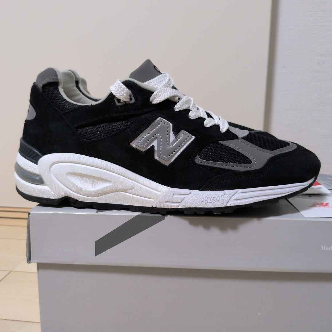 ニューバランス　M990 V2 ブラック　28cm