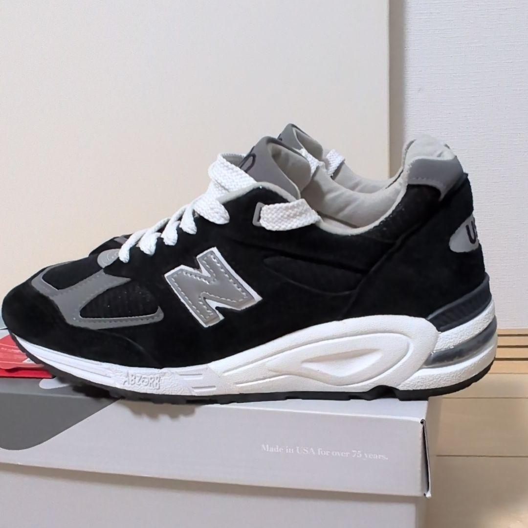 ニューバランス　M990 V2 ブラック　28cm