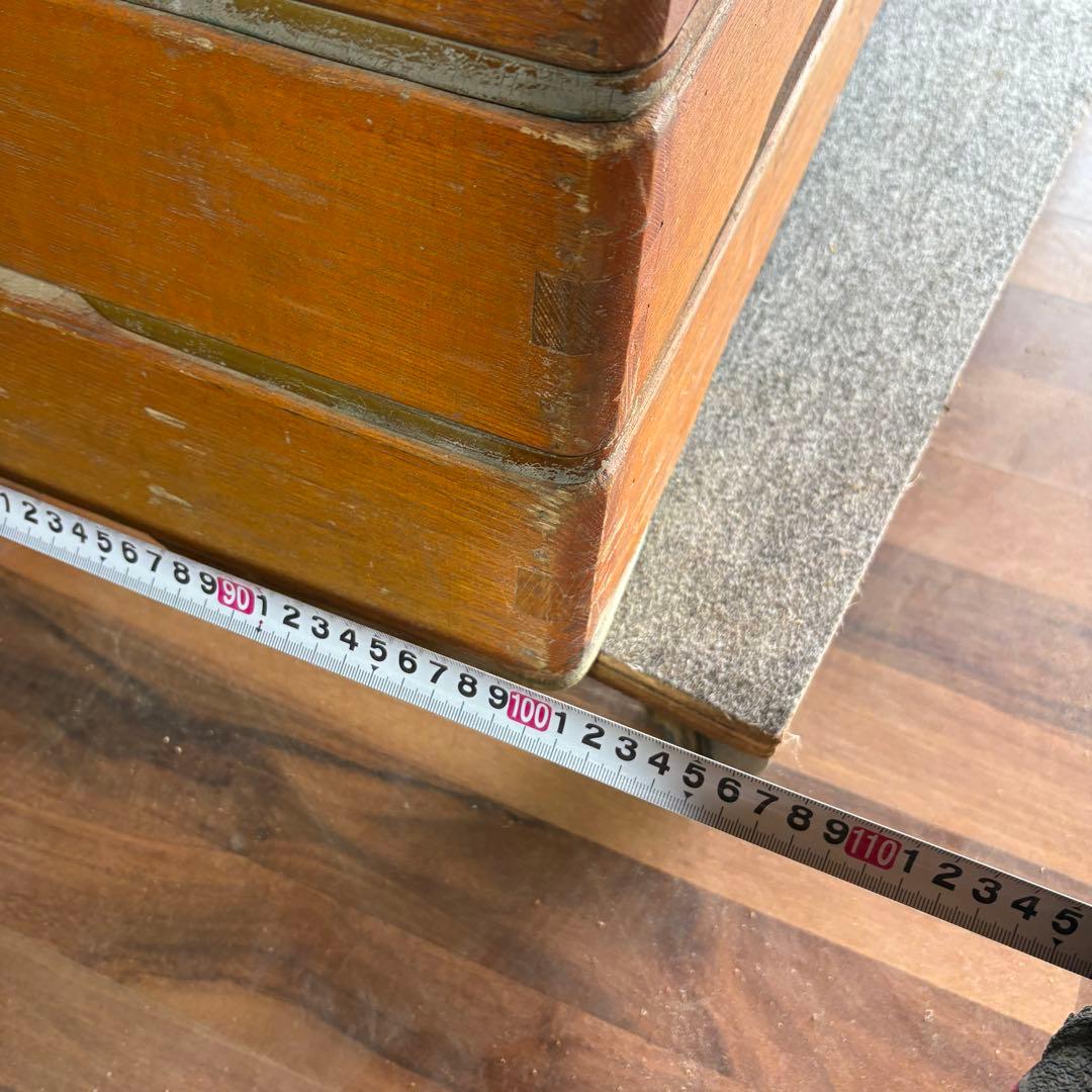 梱包設置込　跳び箱　跳箱　木製　学校　８段　レトロ　アンティーク　教育用