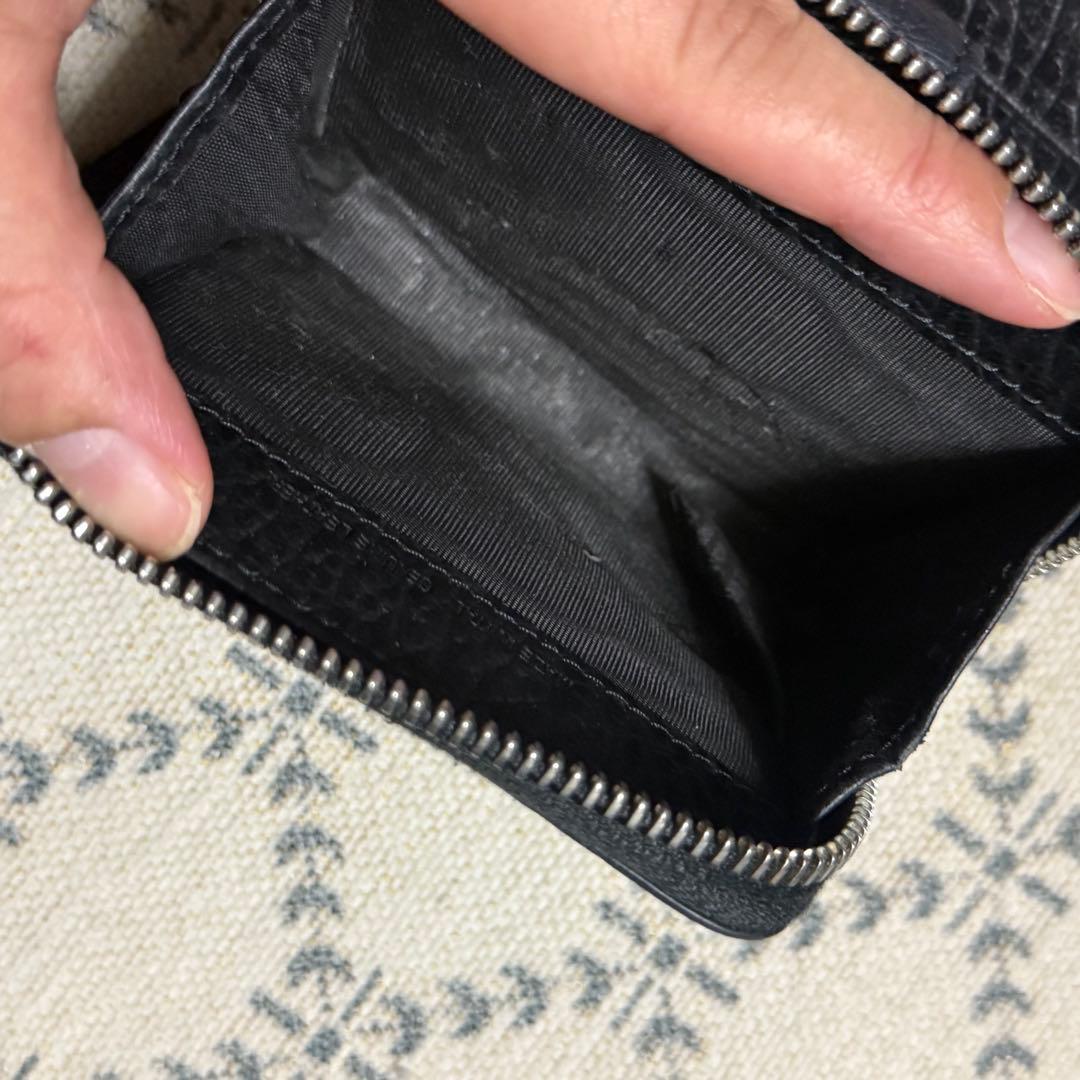 カ*ん様 Maison Margiela ブラックレザー二つ折り財布