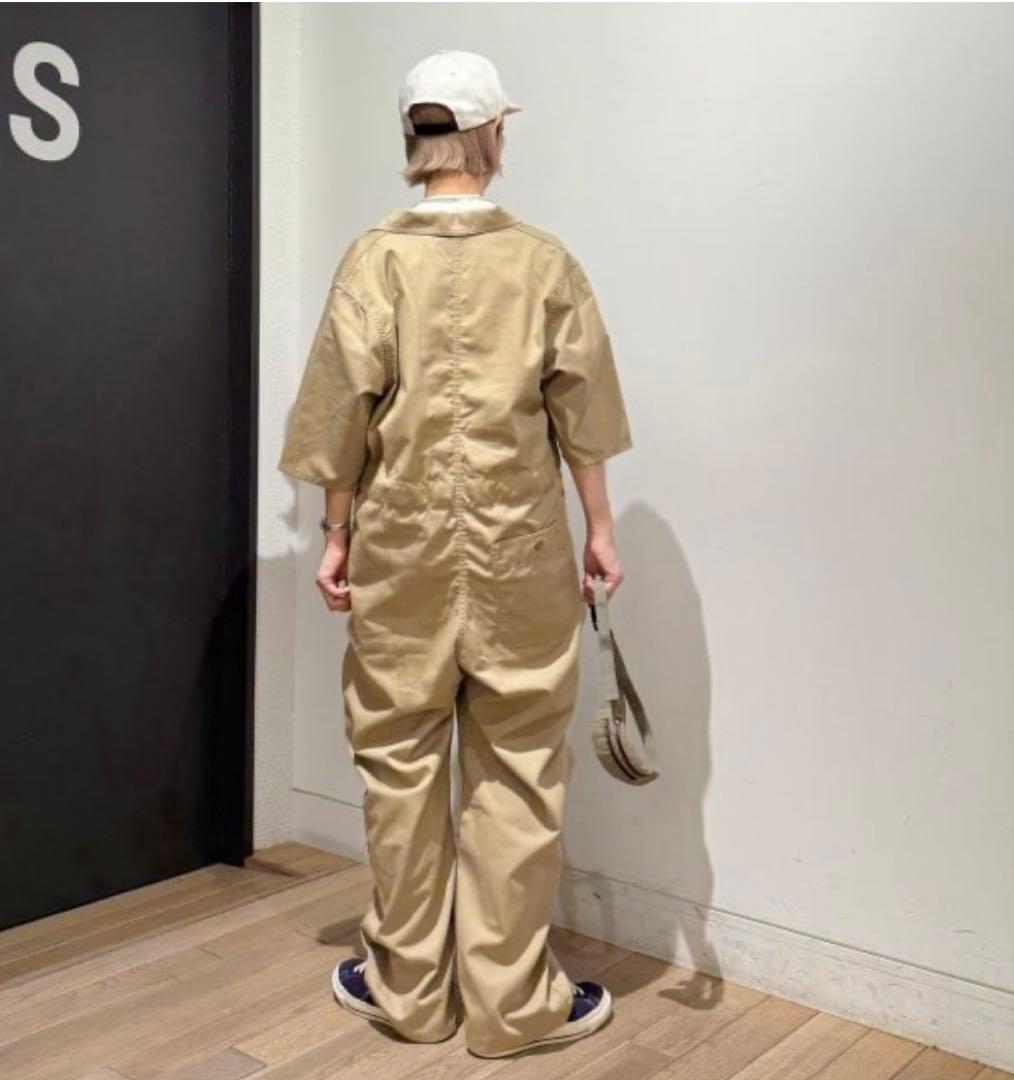 BEASBOY✨ベージュ ✨半袖✨オールインワン