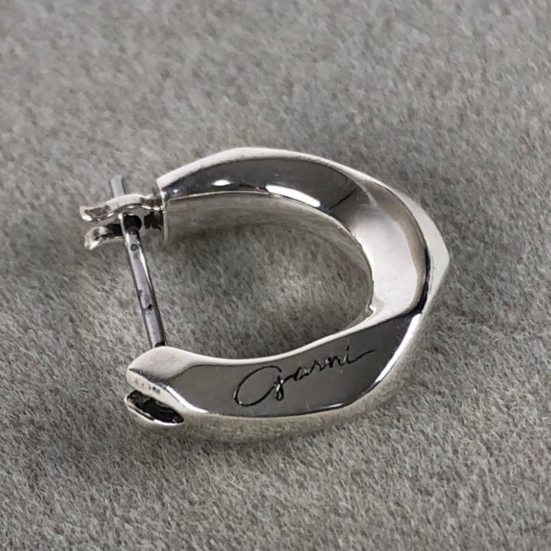 GARNI ガルニ Crockery クロッケリー フープ ピアス silver