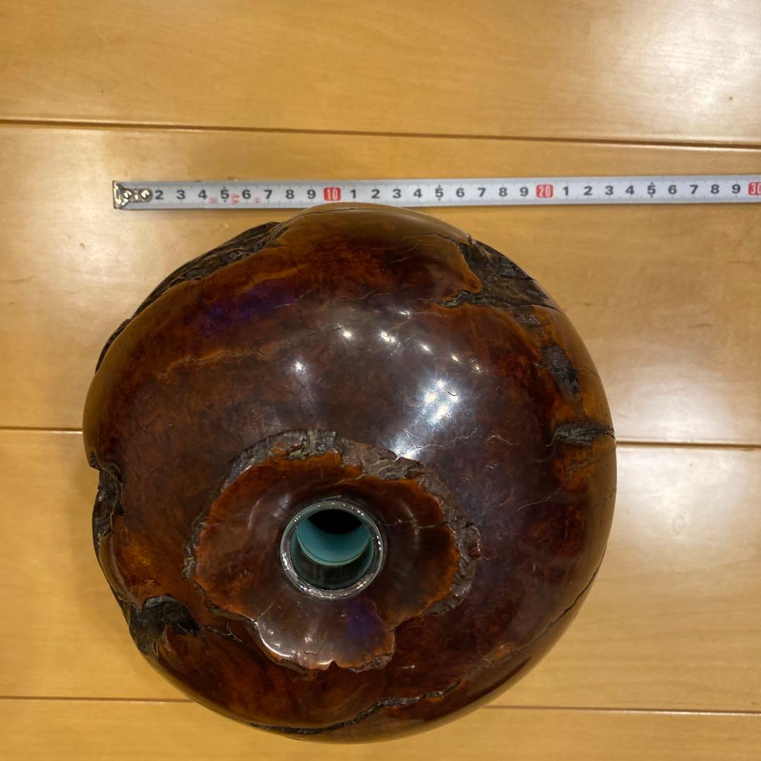 【屋久杉と同等の樹齢の古木から作られた瘤壺】Made in USAの美術・骨董品
