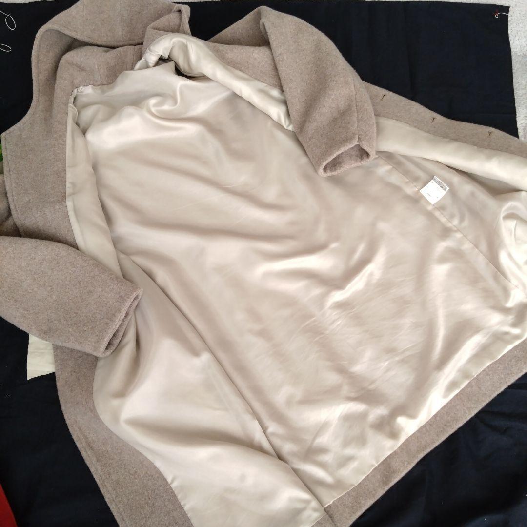 ⬛パラスパレスウールビーバーフード付きコート日本製