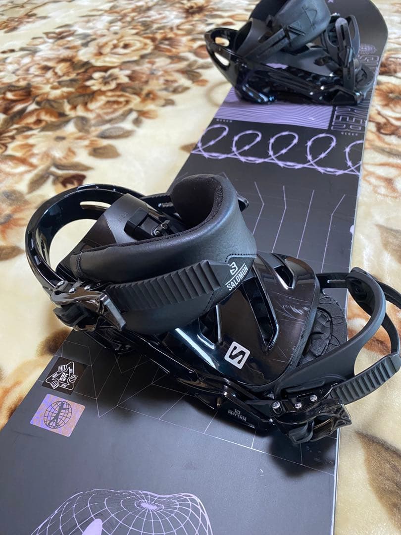 SALOMON スノーボード バインディング付き