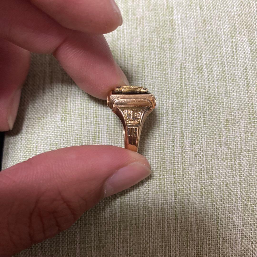 ヴィンテージ　カレッジリング　1942 10k college ring