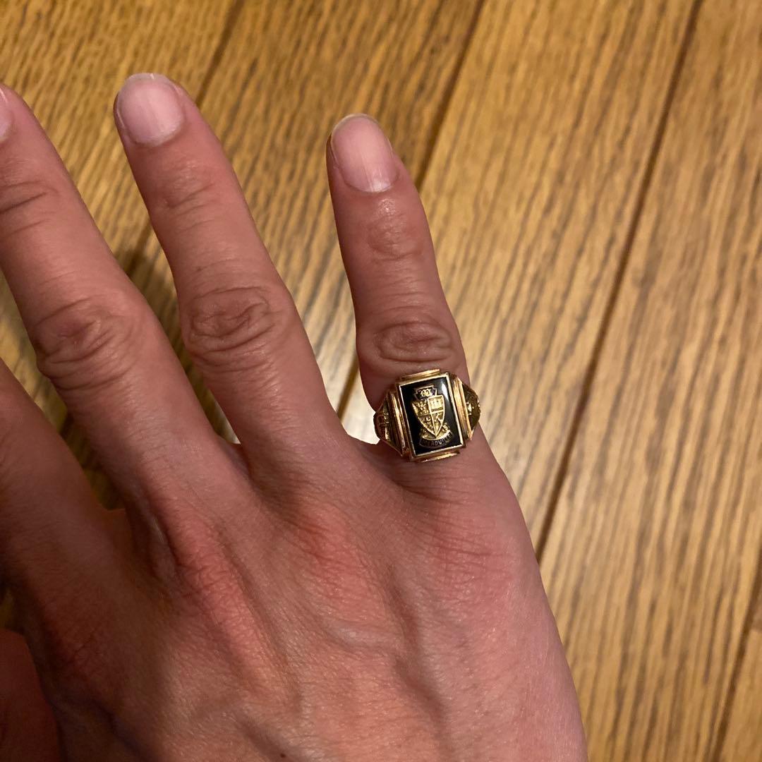 ヴィンテージ　カレッジリング　1942 10k college ring