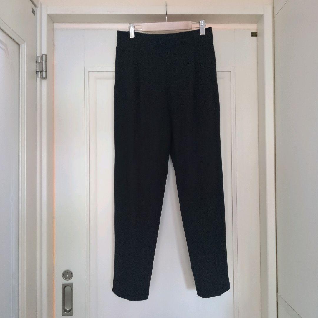 ◆限定◆GLOBAL WORKスゴラクカットブラウス・パンツ3セット　ネイビーＬ